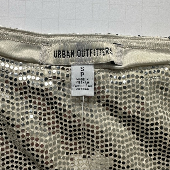 Urban Outfitters Silver Sequin Micro Mini Skirt *BRAND NEW WITH TAGS/UNWORN* - Picture 5 of 7